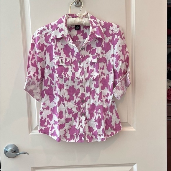 Style & Co Linen Top - Picture 1 of 16